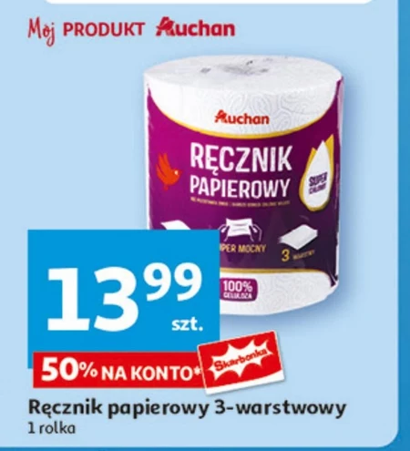 Ręcznik papierowy Auchan