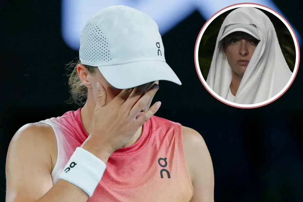 Iga Świątek Iga Świątek podczas zmagań w tegorocznym Australian Open