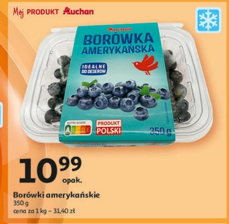 Borówki amerykańskie Auchan