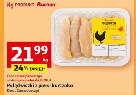 Polędwiczki z kurczaka Auchan