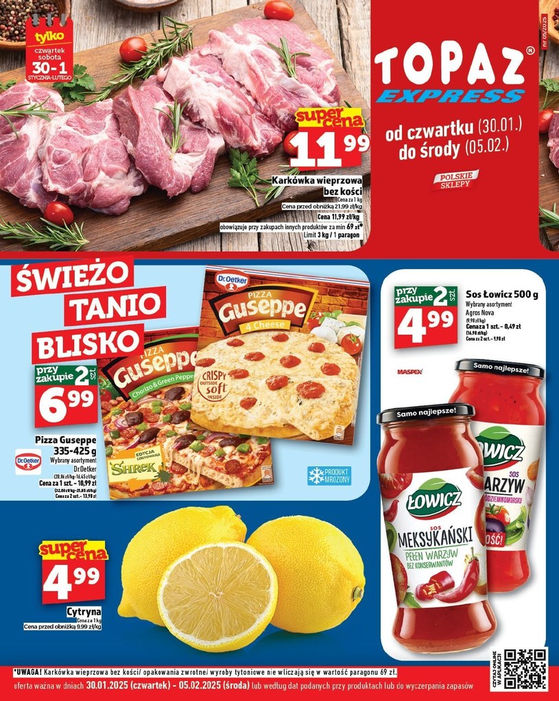 Gazetka promocyjna Topaz - ważna od 30. 01. 2025 do 05. 02. 2025