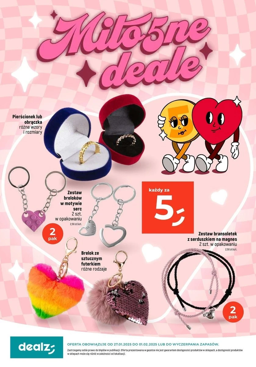 Dealz zaskakuje walentynkową ofertą! Słodkie prezenty dla bliskich już od 5 zł!