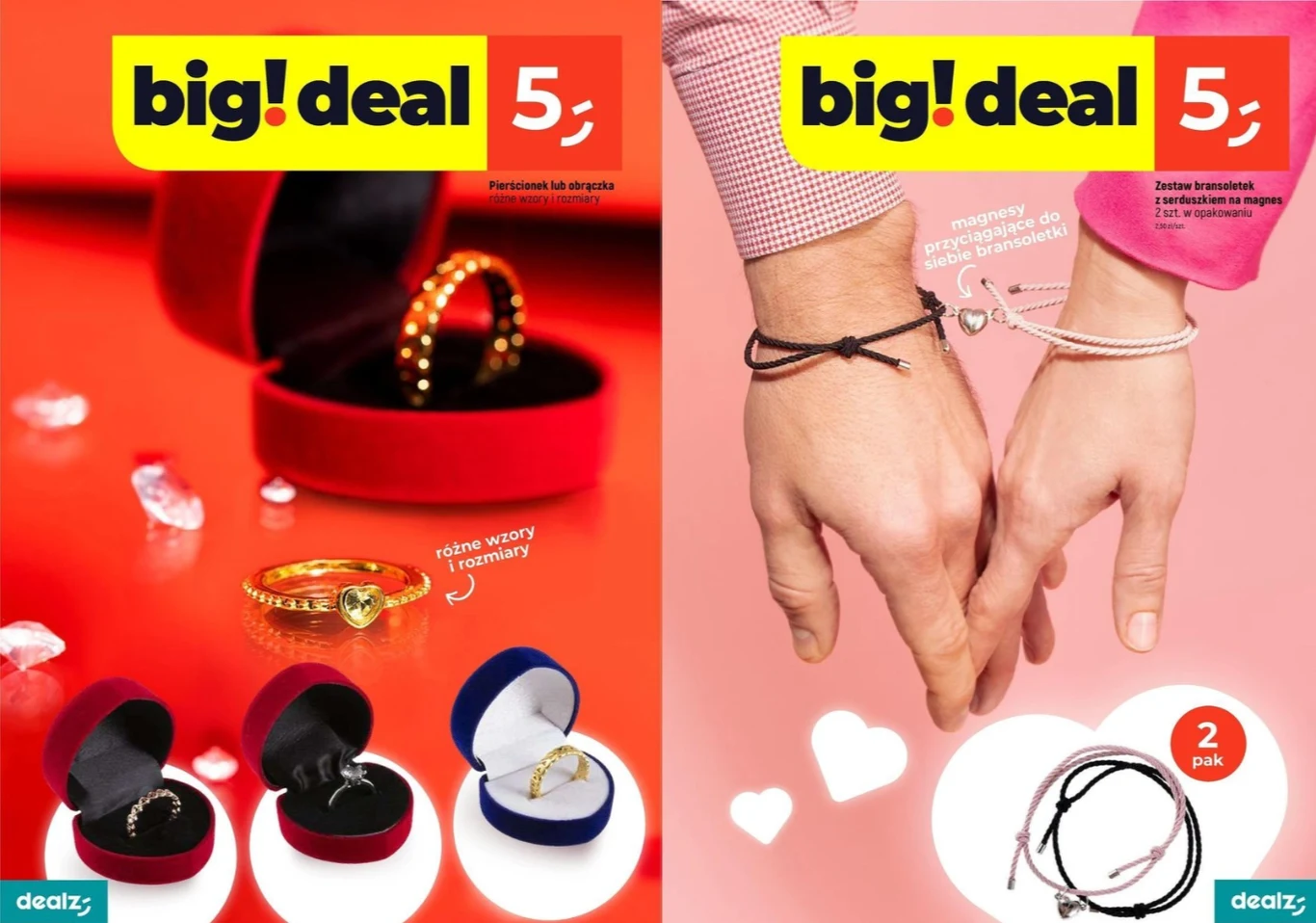 Dealz zaskakuje walentynkową ofertą! Słodkie prezenty dla bliskich już od 5 zł!