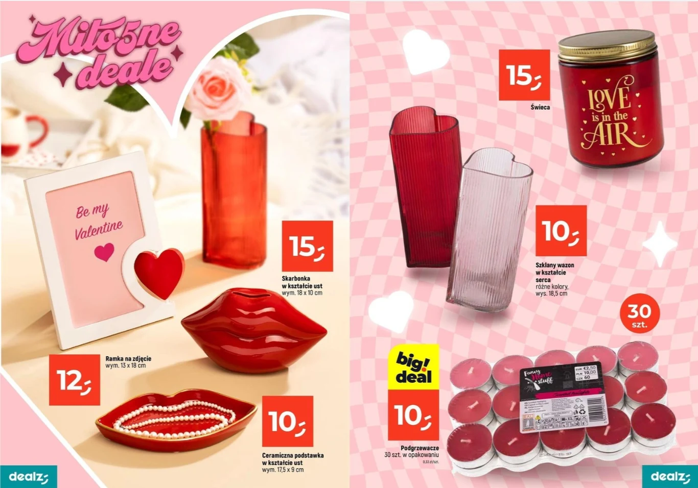 Dealz zaskakuje walentynkową ofertą! Słodkie prezenty dla bliskich już od 5 zł!