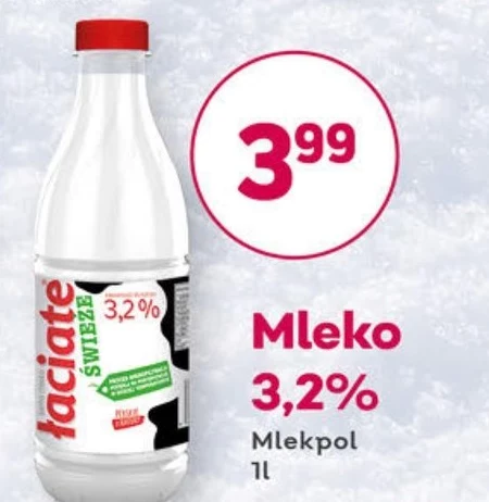Łaciate Mleko świeże 3,2 % 1 l