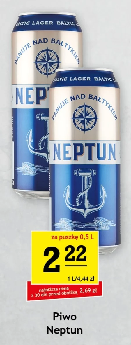 Neptun Piwo jasne 500 ml