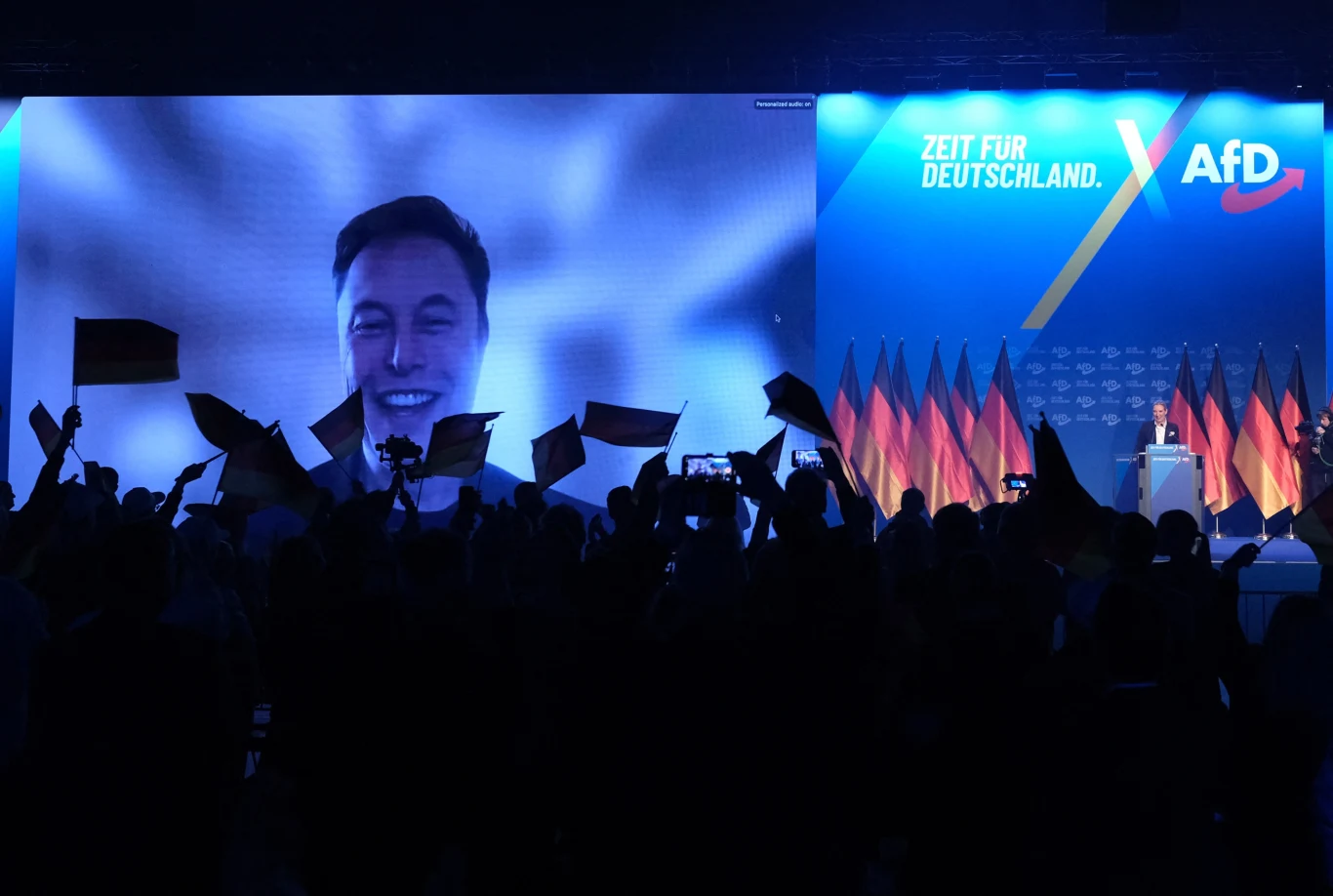 Elon Musk wystąpił na konwencji AfD Elon Musk wystąpił na konwencji AfD