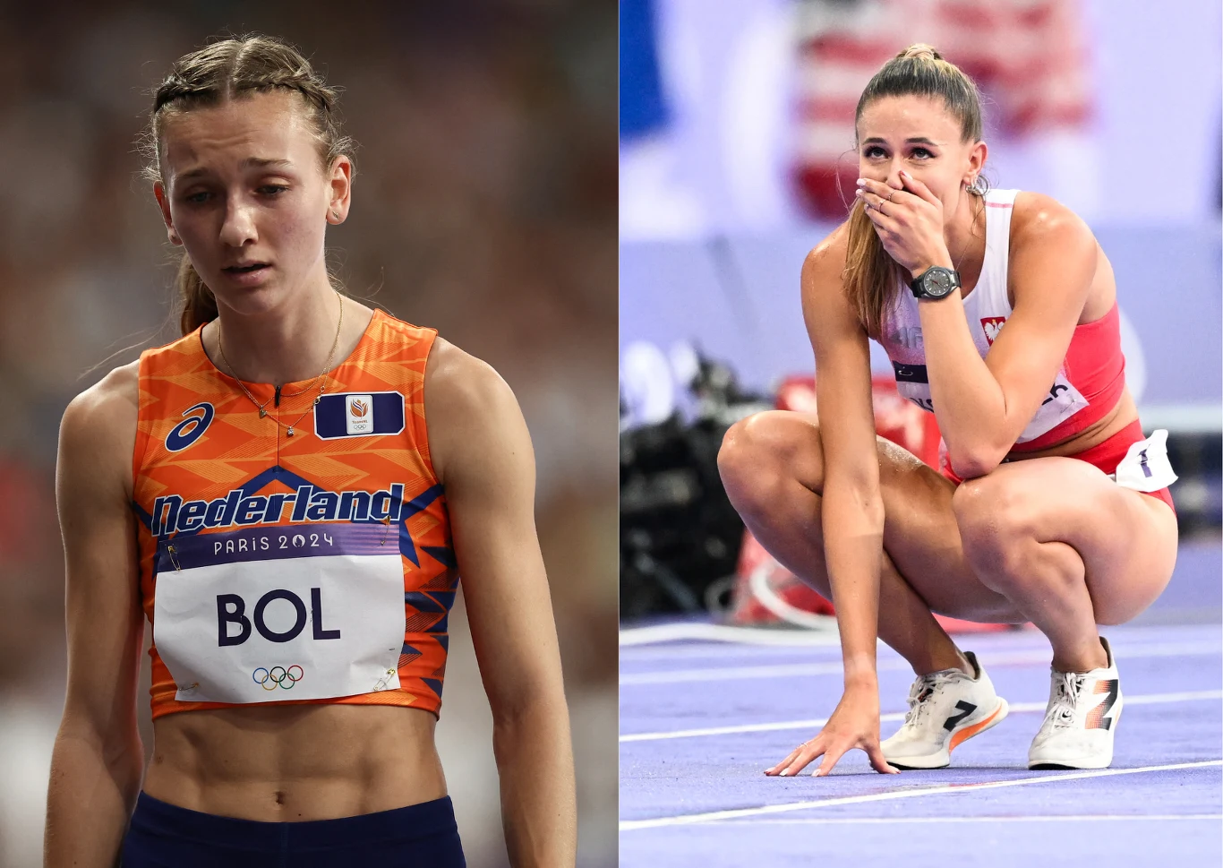 Femke Bol i Natalia Bukowiecka