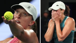 Iga Świątek oraz Madison Keys podczas rywalizacji na kortach Australian Open