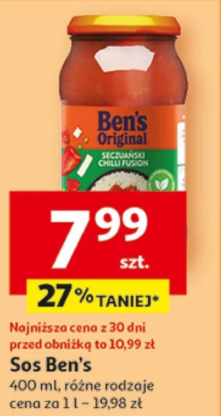 Ben's Original Sos seczuański chilli fusion 400 g