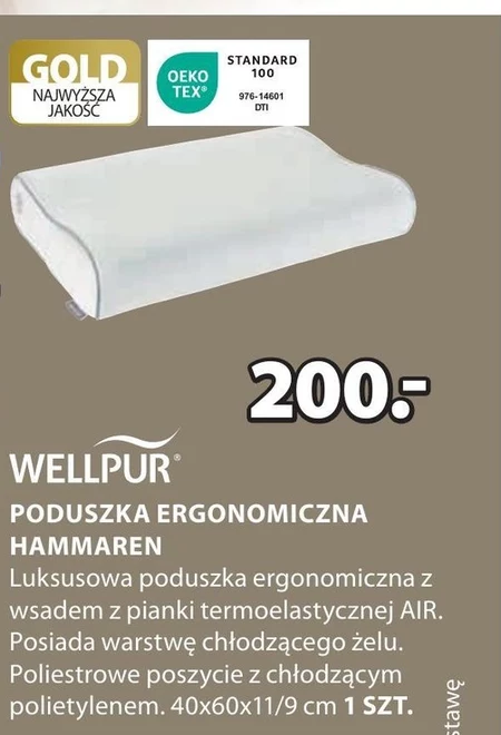 Poduszka ergonomiczna Wellpur