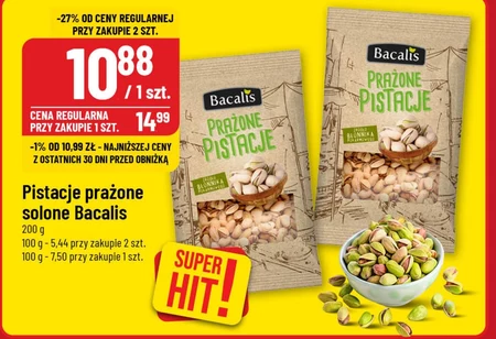 Pistacje prażone Bacalis