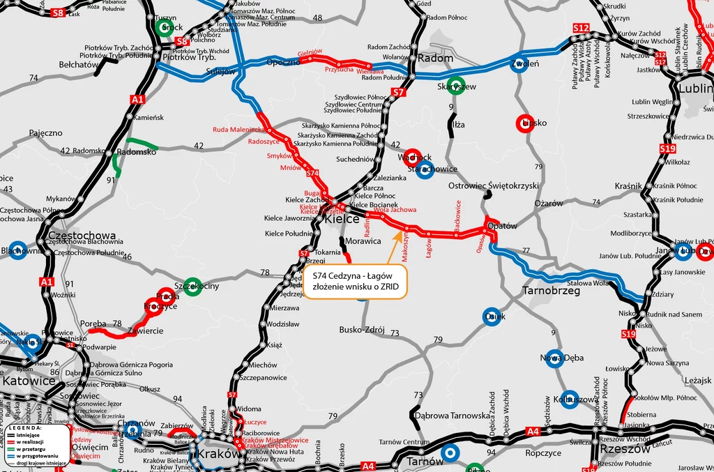 To będzie najdłuższy odcinek S74. Wkrótce rusza budowa 