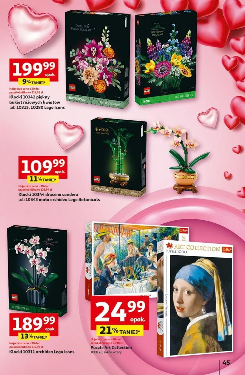 Zestawy LEGO na Walentynki w Auchan 