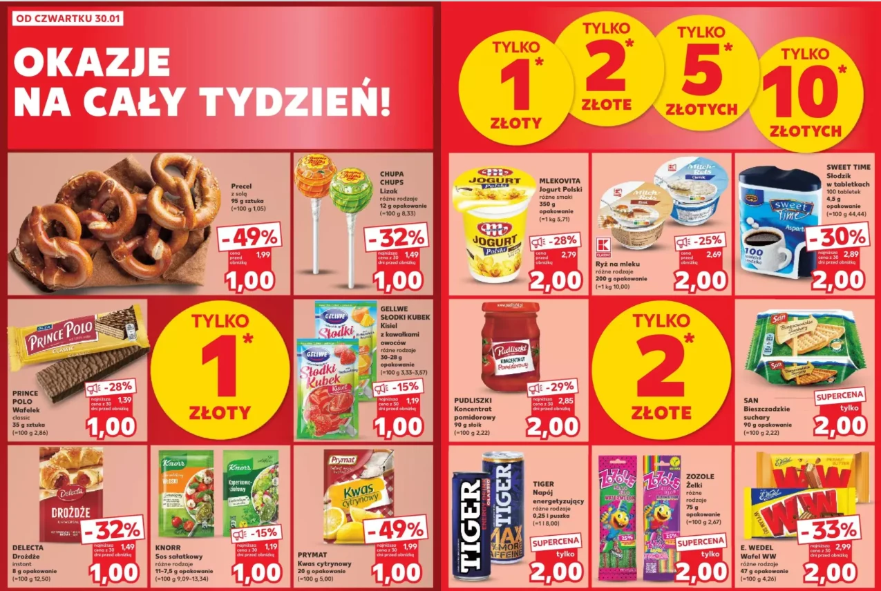 Szaleństwo promocyjne w Kauflandzie! Sprawdź, co kupisz za 1 zł!