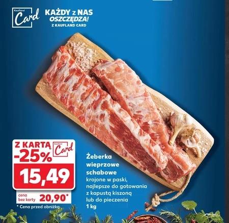 Żeberka wieprzowe Kaufland