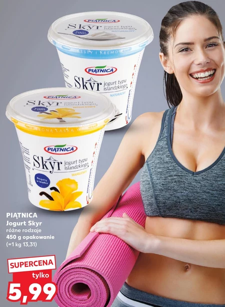 Piątnica Skyr Jogurt typu islandzkiego naturalny 450 g