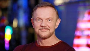 Cezary Pazura na planie serialu "Teściowie"