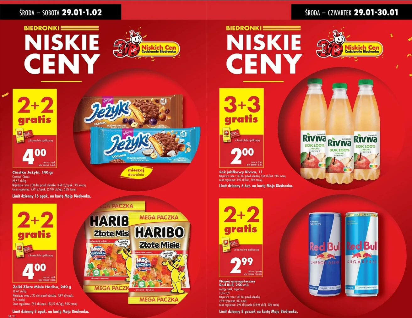 Promocje gratisowe w Biedronce 