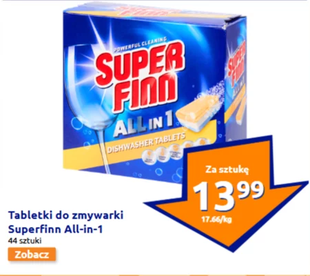 Tabletki do zmywarki Superfinn