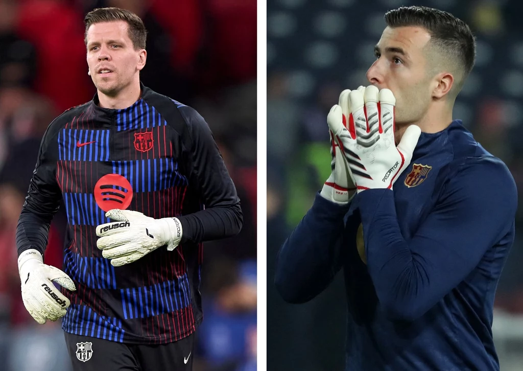 Wojciech Szczęsny i Inaki Pena Wojciech Szczęsny i Inaki Pena