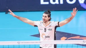 Timothee Carle był jednym z najjaśniejszych punktów Jastrzębskiego Węgla w meczu z SVG Luneburg