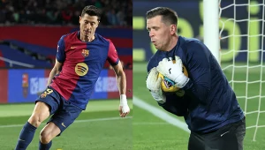 Robert Lewandowski i Wojciech Szczęsny