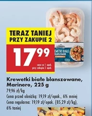 Blanszowane krewetki Marinero