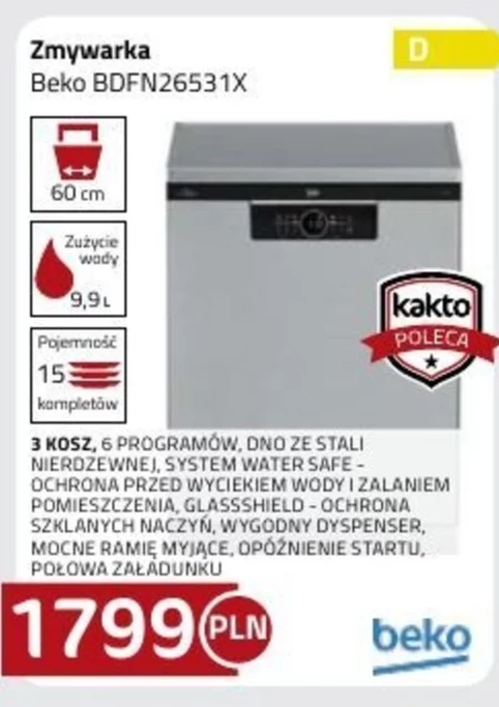 Zmywarka Beko