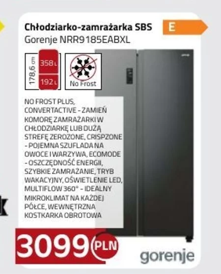 Chłodziarko zamrażarka Gorenje