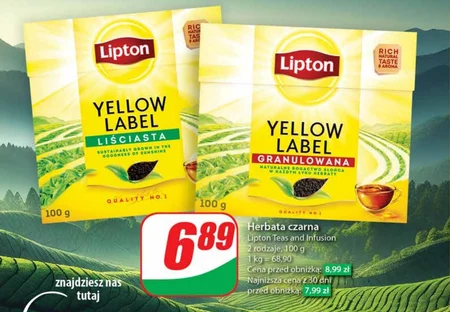 Lipton Yellow Label Herbata granulowana 100 g