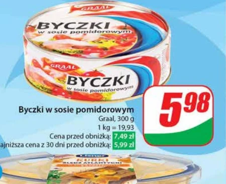 GRAAL Byczki w sosie pomidorowym 300 g
