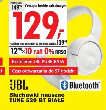 Słuchawki bluetooth JBL