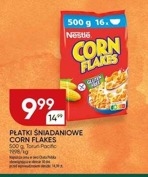 Nestlé Corn Flakes Chrupiące płatki kukurydziane z witaminami 500 g niska cena