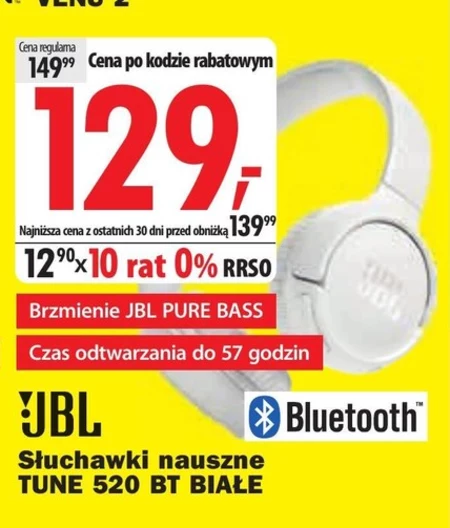 Słuchawki bluetooth JBL