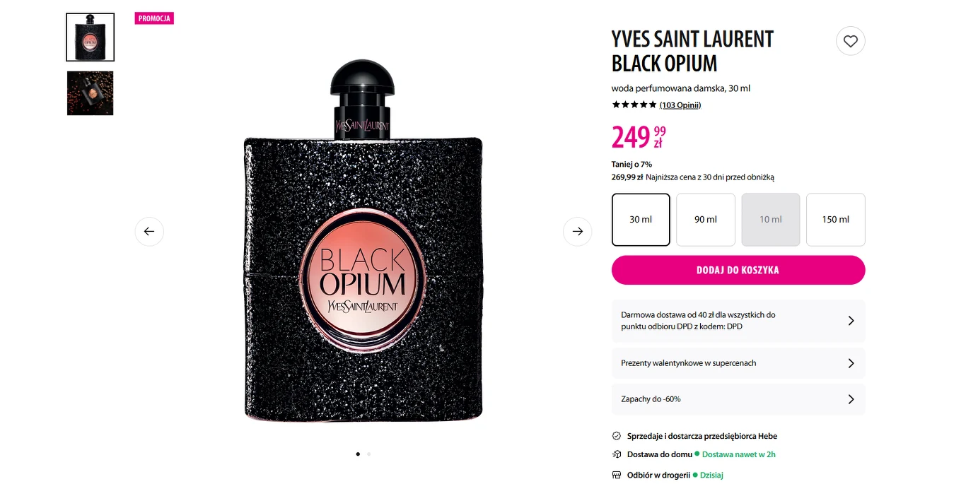 Yves Saint Laurent Black Opium
