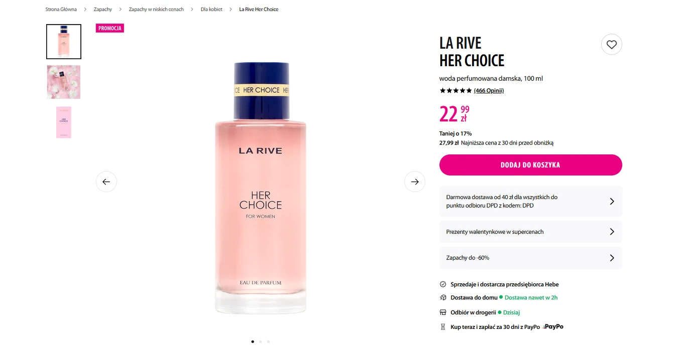 La Rive Her Choice