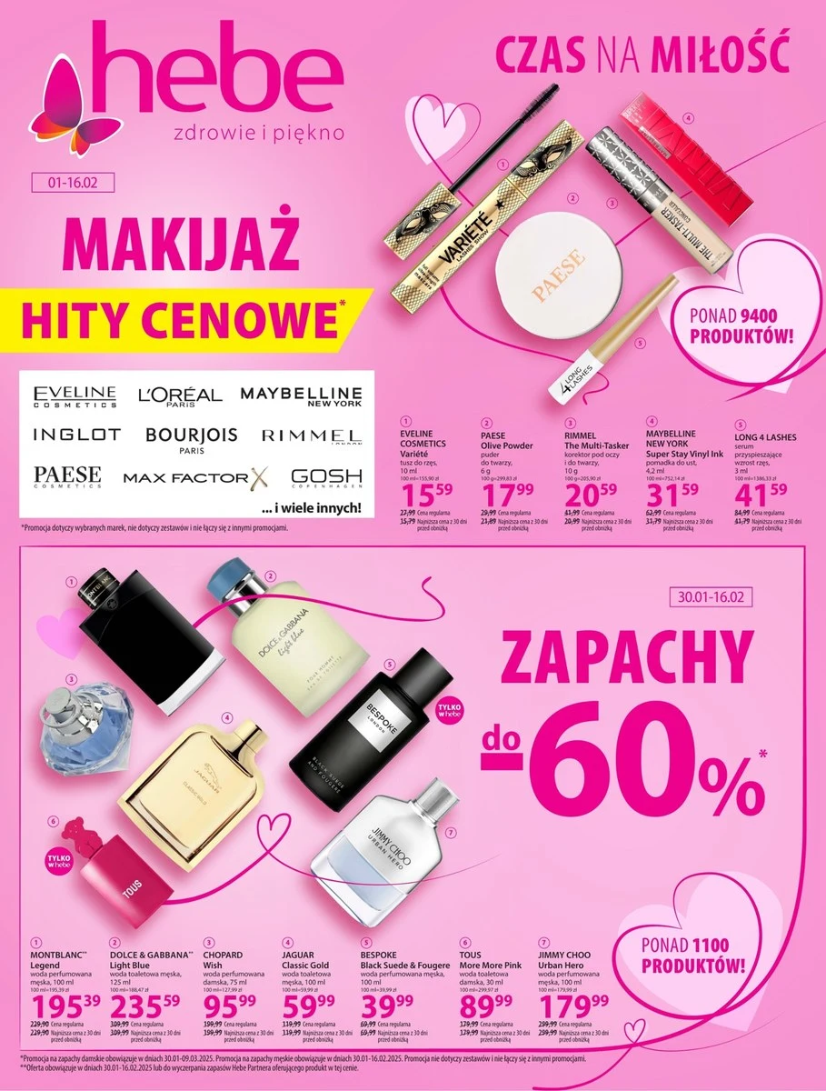 Zapachy topowych marek do -60%! Hebe kusi Carolina Herrera, La Rive i więcej