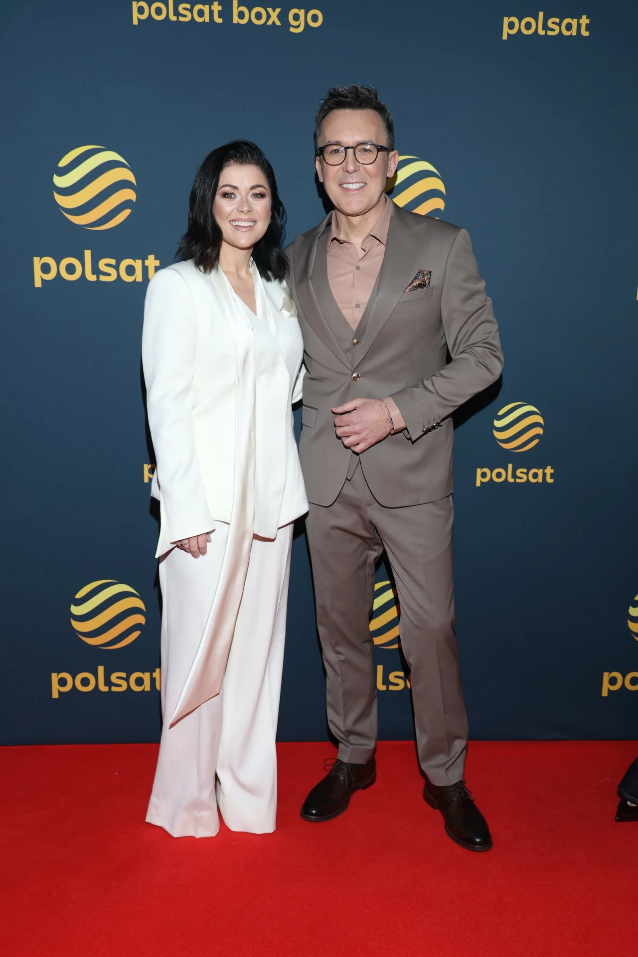 Katarzyna Cichopek i Maciej Kurzajewski na ramówce Polsatu Katarzyna Cichopek i Maciej Kurzajewski na ramówce Polsatu