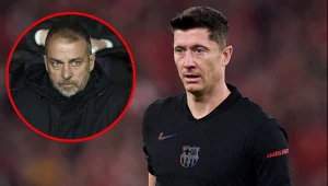 Robert Lewandowski i Hansi Flick znaleźli się pod ścianą