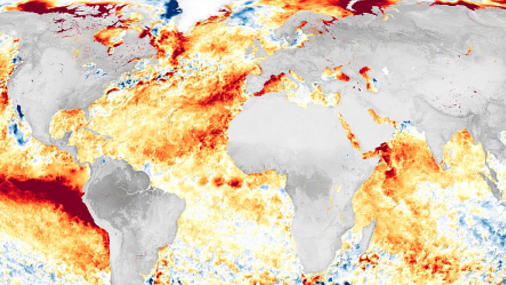 Temperatura powierzchni oceanów rośnie coraz szybciej