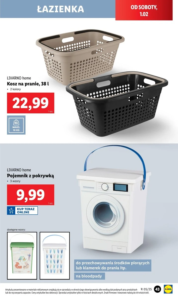 Hit z Instagrama w Lidlu! Viralowy pojemnik na proszek do prania wrócił do Lidla!