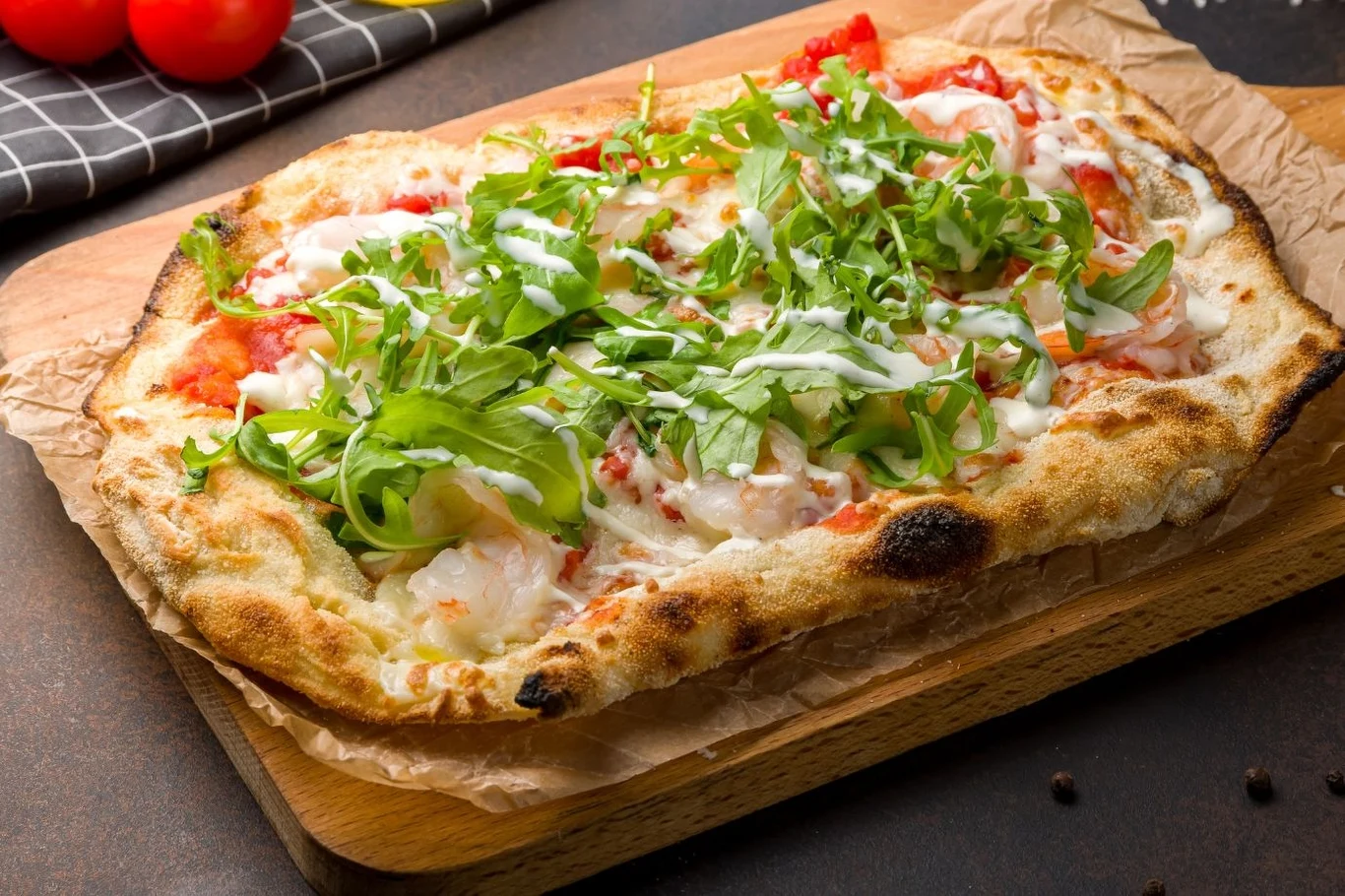 Pinsa to lekkostrawna kuzynka pizzy Pinsa to lekkostrawna kuzynka pizzy