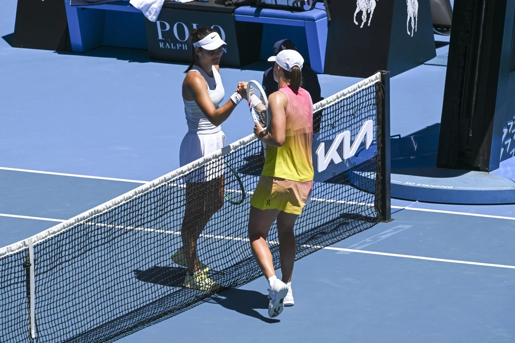 Emma Raducanu i Iga Świątek, Australian Open 2025 Emma Raducanu i Iga Świątek, Australian Open 2025
