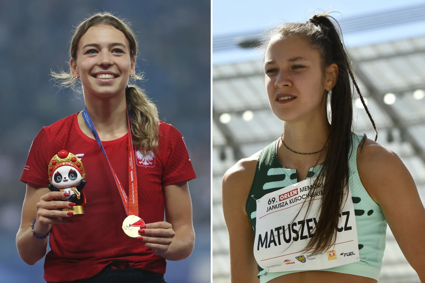 Nikola Horowska (z lewej) i Anna Matuszewicz błysnęły w mityngu World Athletics w Gorzowie