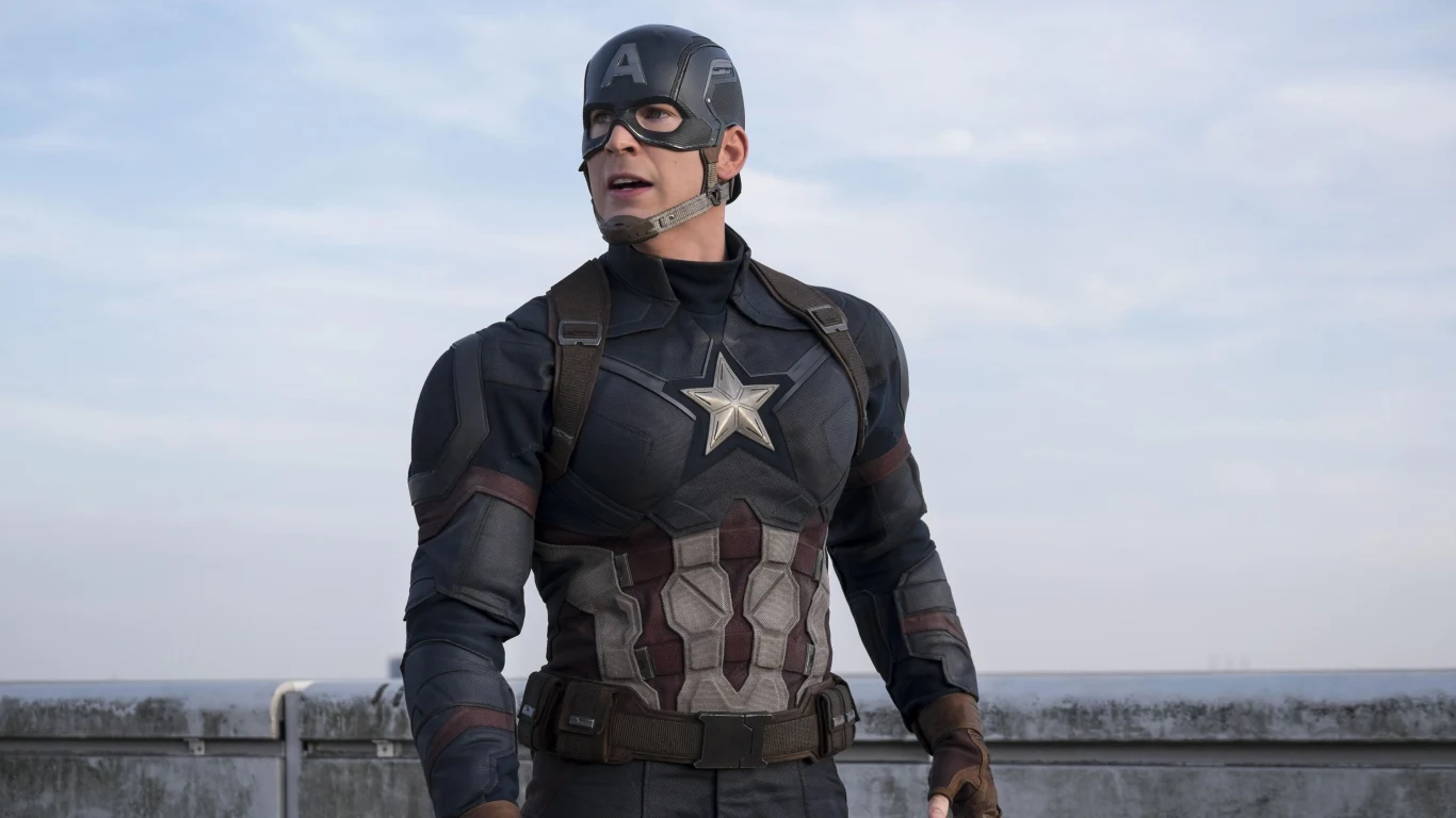 Chris Evans jako Kapitan Ameryka Chris Evans jako Kapitan Ameryka