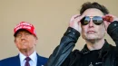 Prezydent Stanów Zjednoczonych Donald Trump i multimiliarder Elon Musk