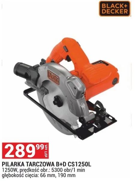 Pilarka tarczowa Black+Decker