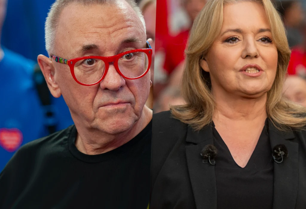 Jerzy Owsiak i Danuta Holecka