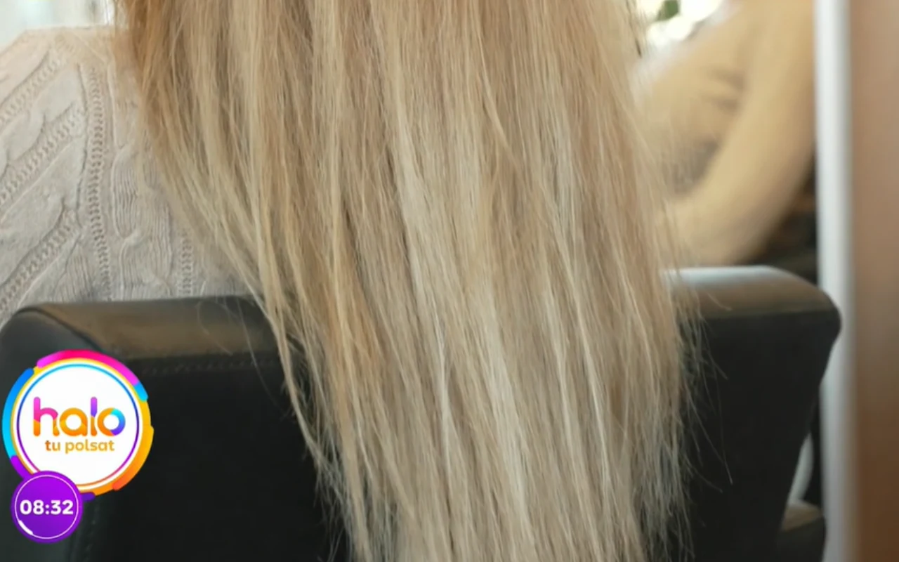 Włosy Alicji Wasiak przed metamorfozą